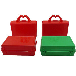 Lot of 4 Vintage 80s McDONALDS Happy Meal On the Go Lunch Box Pencil Case 1988